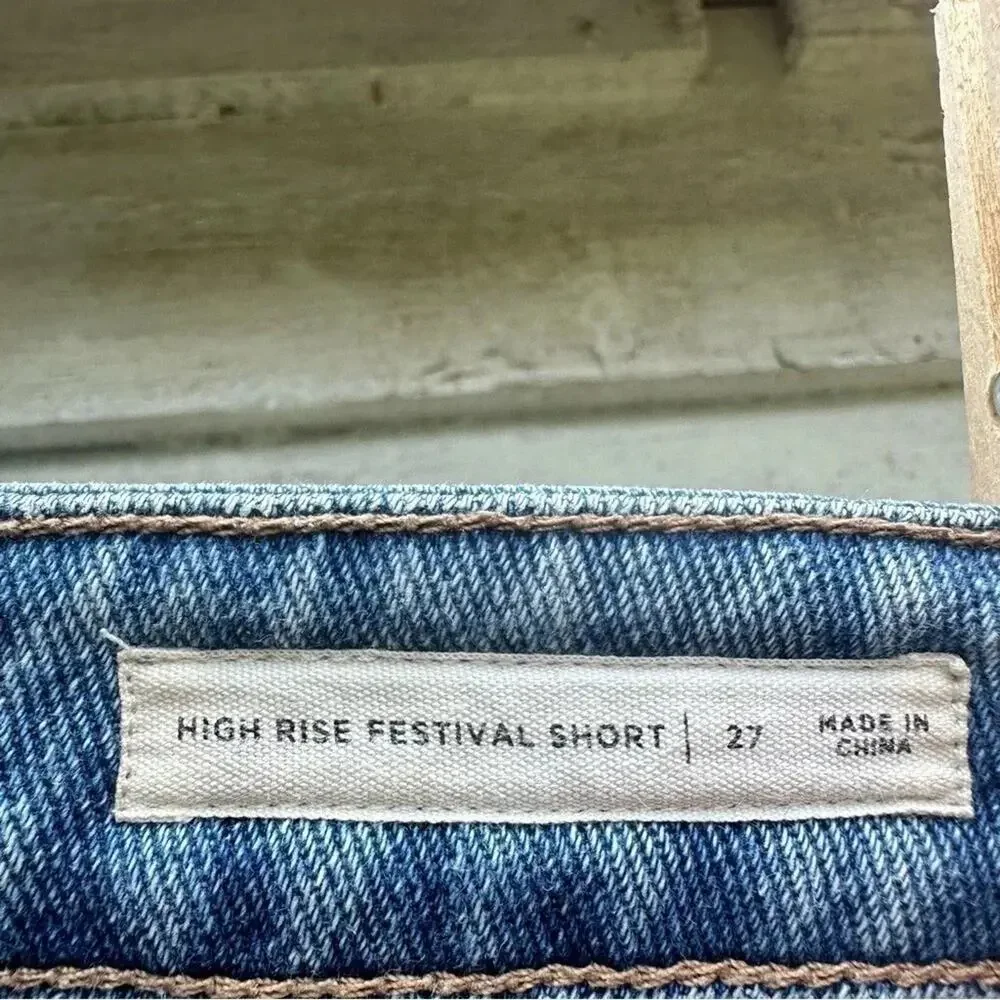 PacSun cutoff blue